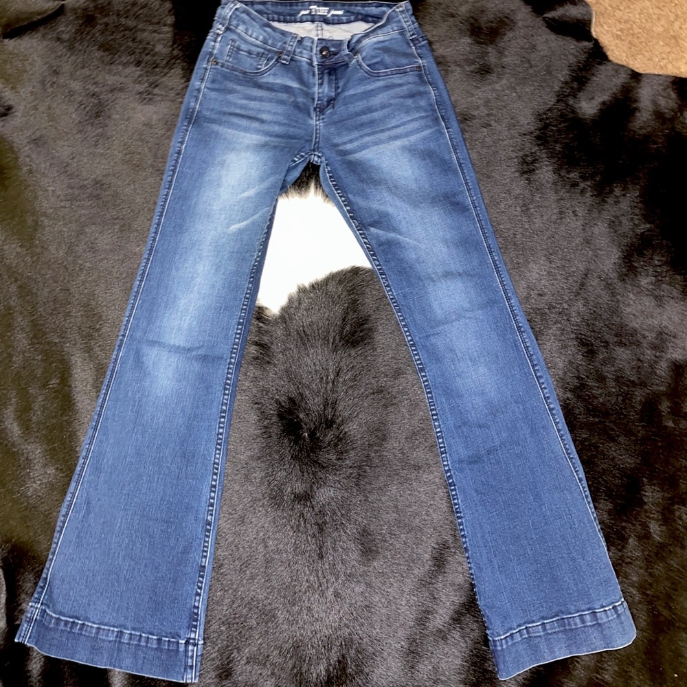 Just stuff Dark Wash Trousers